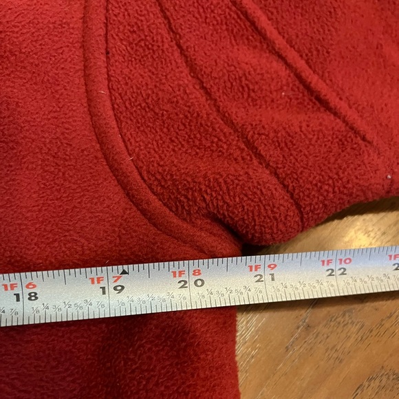 Duluth Trading men’s full zip fleece jacket size small burnt red orange nice! - Picture 9 of 13